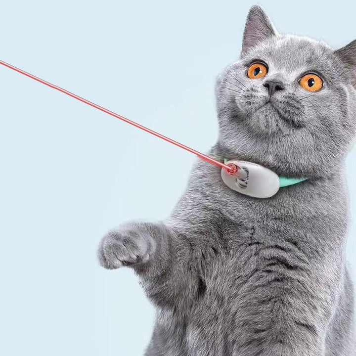 Unleash Your Cat's Inner Hunter with the Automatic Cat Smart Laser Teasing Toy!
