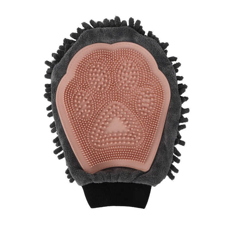 Pet Bathing 2-in-1 Grooming Glove Brush
