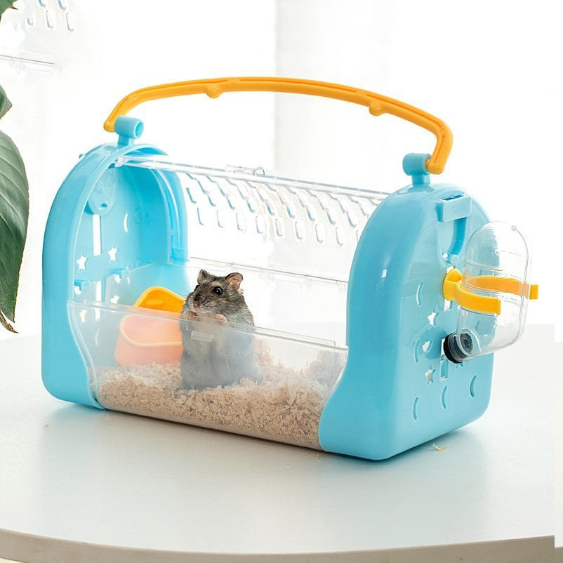 Portable Transparent Bag Hamster Cage