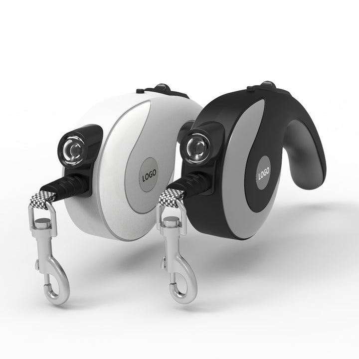 Large Dog Automatic Retractable Leash With LED Light