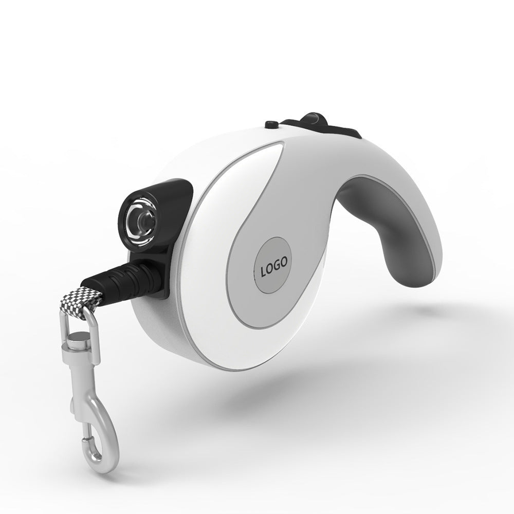 Large Dog Automatic Retractable Leash With LED Light