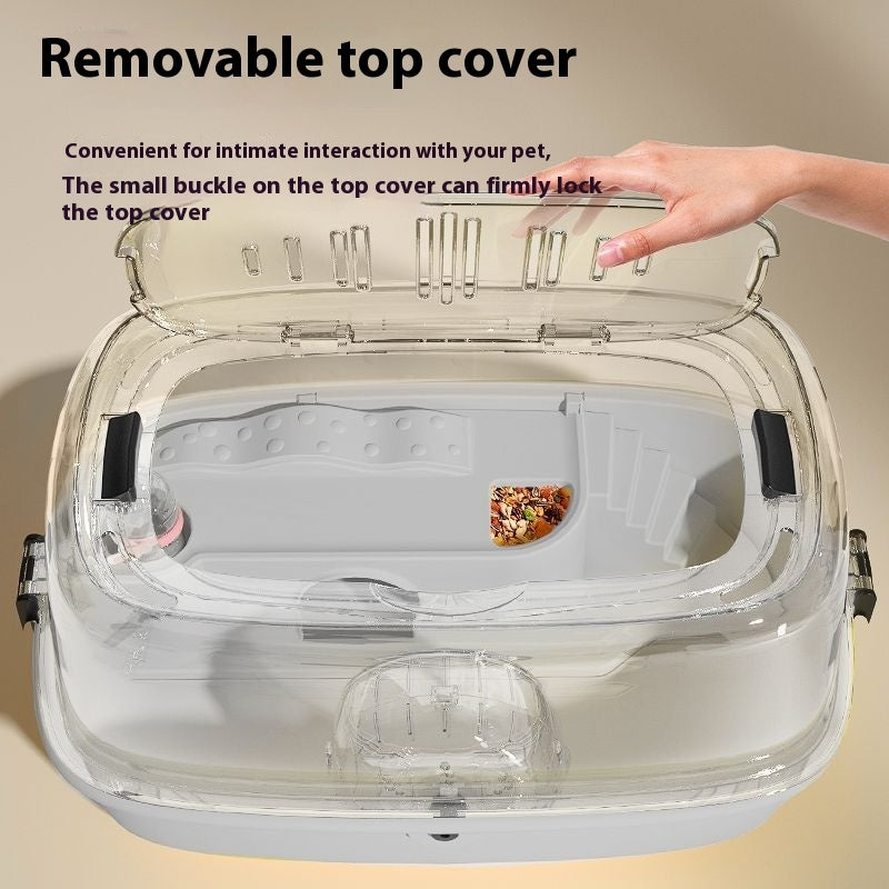 Hamster Special Oversized Transparent Acrylic Cage