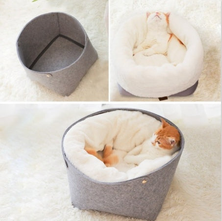 Comfortable Plush Pet Bed