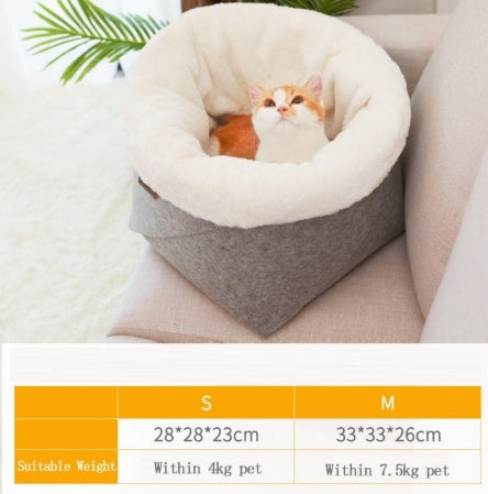 Comfortable Plush Pet Bed