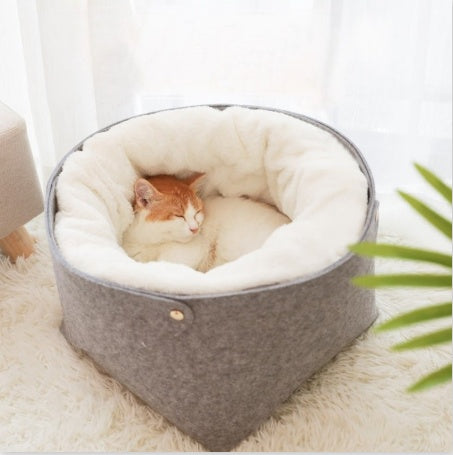 Comfortable Plush Pet Bed