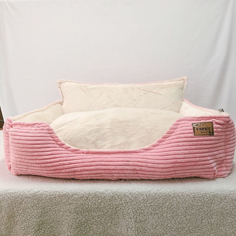 Removable And Washable Plush Warm Dog Bed