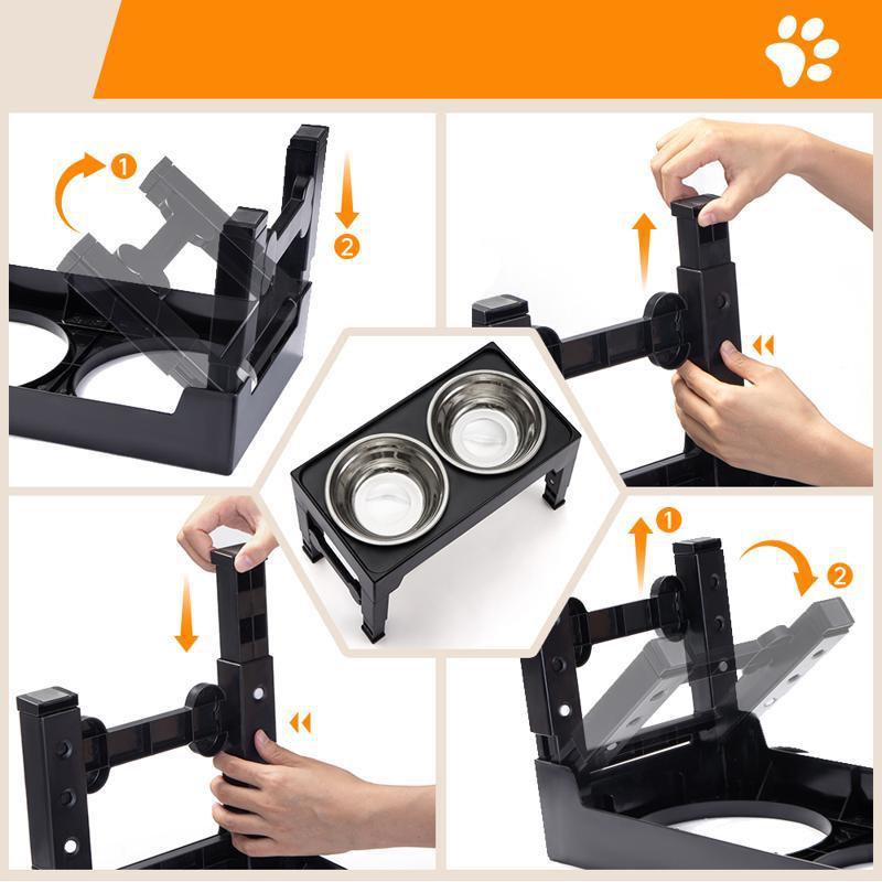 Pet Lifting Neck Protection Feeding Bowl