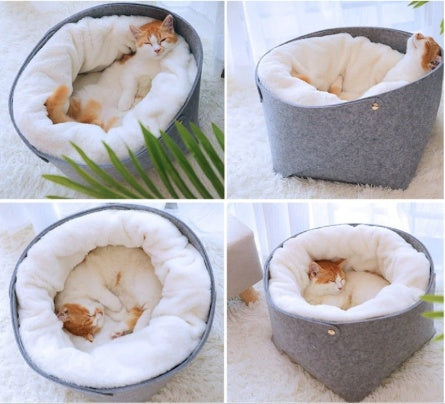 Comfortable Plush Pet Bed