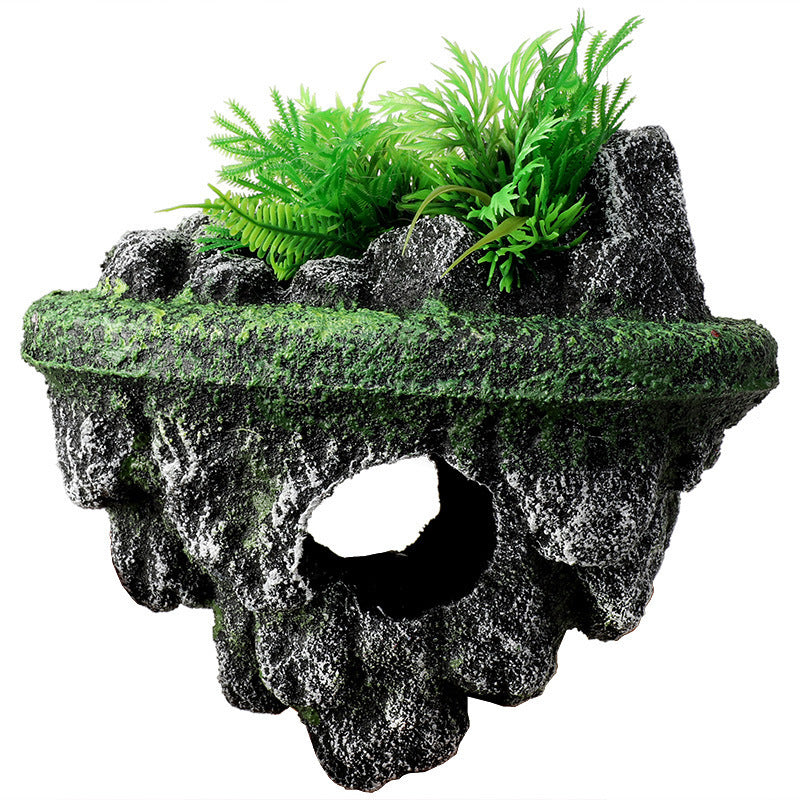 Fish Tank Landscaping Stone Floating Ornaments
