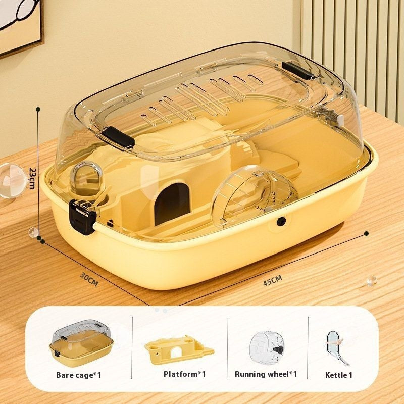 Hamster Special Oversized Transparent Acrylic Cage