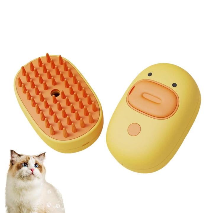 Pet Silicone Steam Brush For Dogs