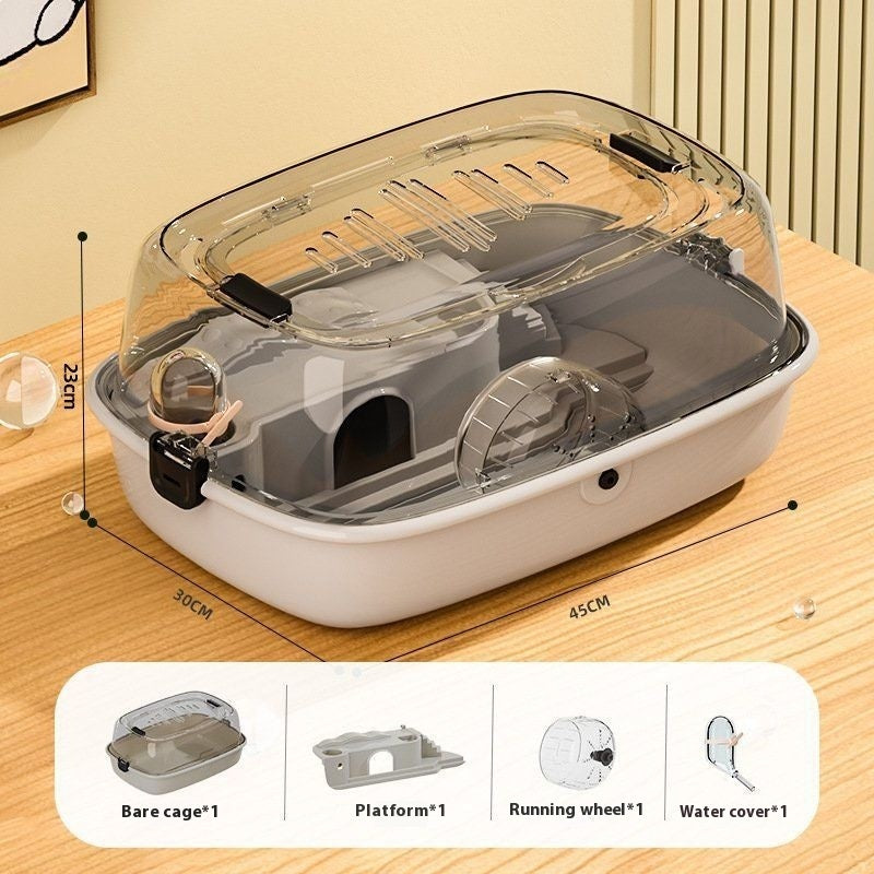 Hamster Special Oversized Transparent Acrylic Cage