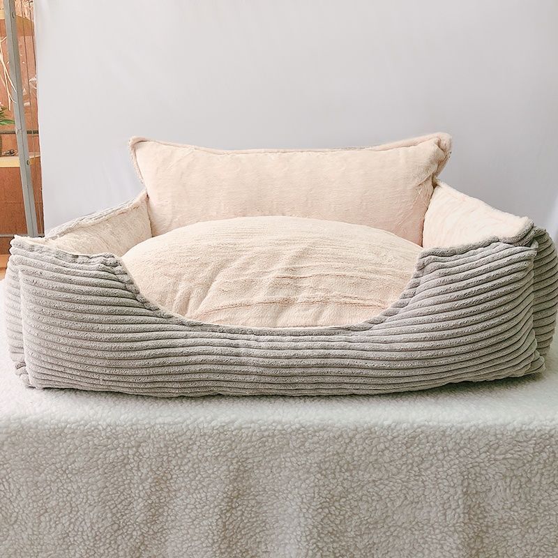 Removable And Washable Plush Warm Dog Bed
