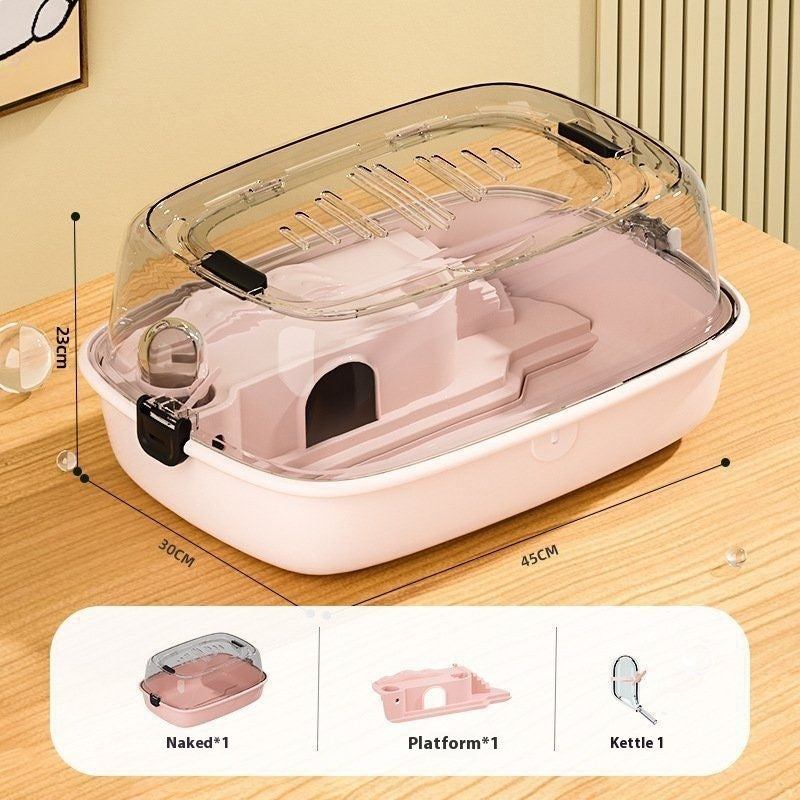 Hamster Special Oversized Transparent Acrylic Cage