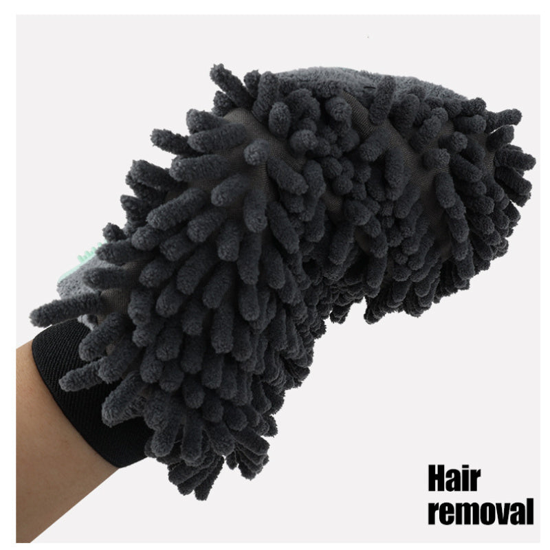 Pet Bathing 2-in-1 Grooming Glove Brush