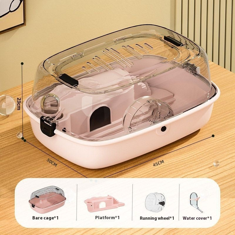 Hamster Special Oversized Transparent Acrylic Cage